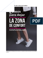 2 Pasos para Salir de La Zona de Confort