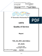Umts Quality of Service: 3 Generation Partnership Project