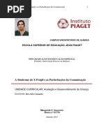 A Sindrome Do X Frágil E as Perturbações Da Comunicação