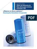 Filtros de Lubricante de Flujo Pleno Para Motores Cummins