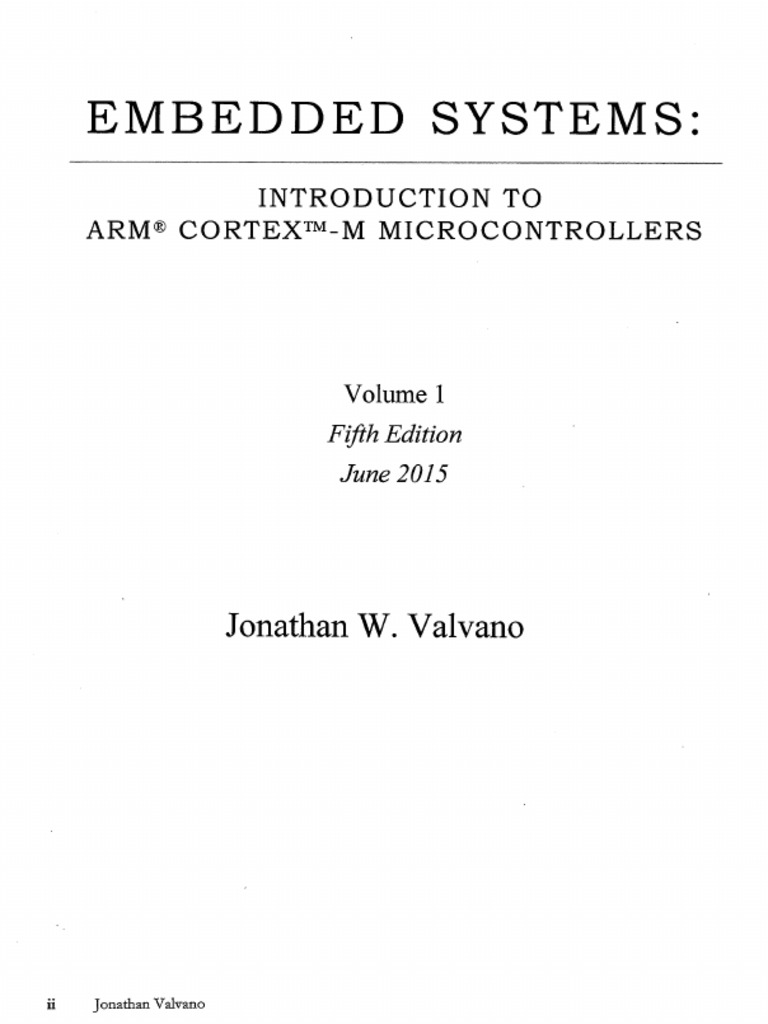 Valvano Embedded1 PDF | PDF