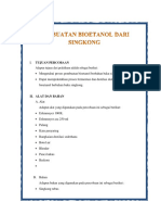 Pembuatan Bioetanol Dari Singkong