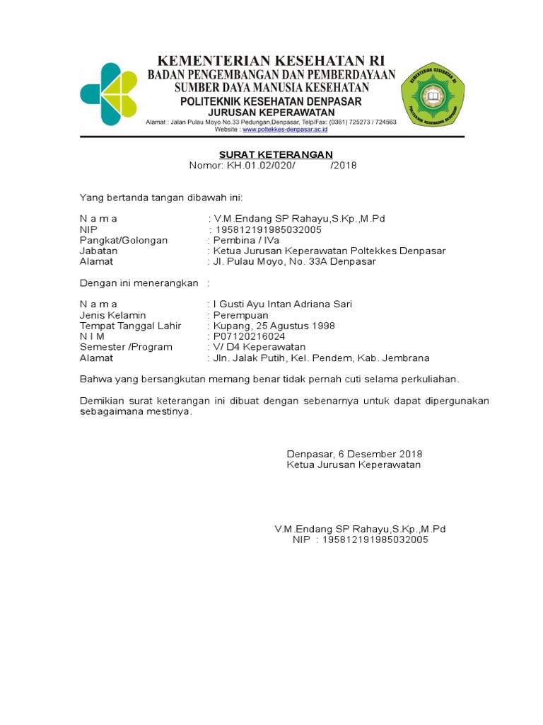 Tempat Mencari Surat Keterangan Psikologi Di Denpasar - Sebuah Tempat