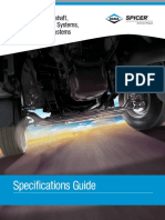 Specifications Guide: Spicer Axle, Driveshaft, Tire Management Systems, and Wheel-End Systems