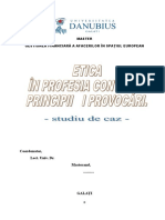 Etica in Profesia Contabila - Pricipii Si Provocari