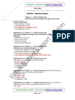 PAK301 - Pakistan Studies - Solved - MID Term Paper - 02 PDF