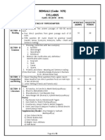 BENGALI (Code: 105) Syllabus: CLASS-XII (2018 - 2019)