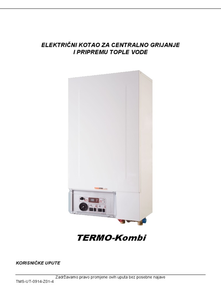 TERMO-Kombi: Električni Kotao Za Centralno Grijanje I Pripremu Tople ...