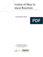 Conservation of Mass in Chemical Reactions: Jean Brainard, PH.D