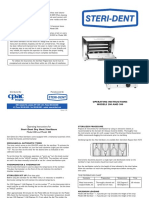 Cleaning and Maintenance: Operating Instructions MODELS 200 AND 300