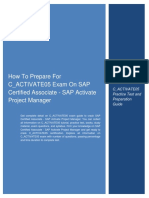 How To Prepare For C - Activate05 Exam On Sap Certified Associate - SAP Activate Project Manager