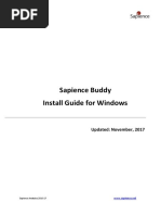 Sapience Buddy - Installation Guide - Windows