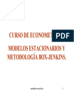 Modelos Estacionarios y Metodologia Box-Jenkins