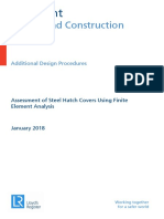 Assessment of Steel Hatch Covers Using Finite Element Analysis January2018