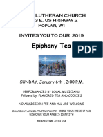 Epiphany For 2019 Poster