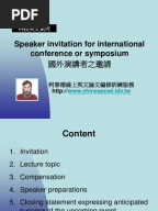  Invitation Letter - Invite Conference Speaker