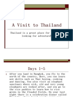 A Visit To Thailand