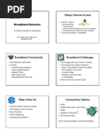 Dialup Internet Access: Broadband Networks