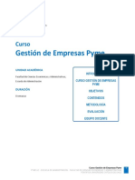 Gestión de Empresas Pyme: Curso