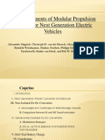 Key Components of Modular Propulsion Systems For Next Generation Electric Vehicles