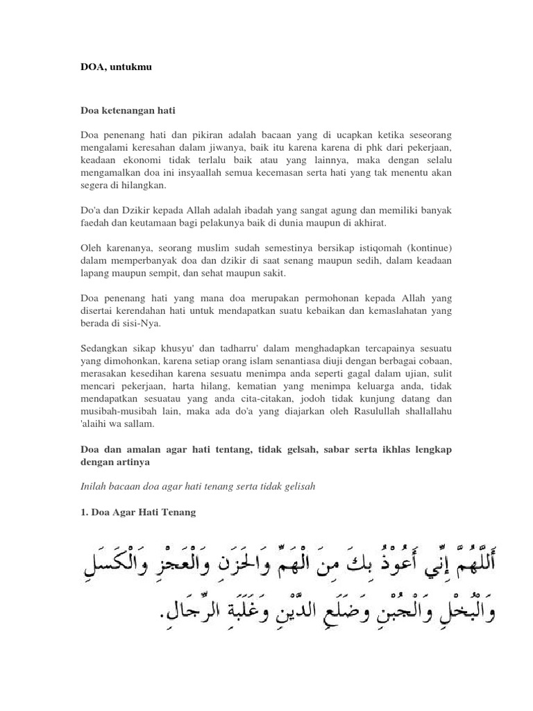 Doa