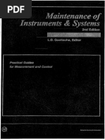 Lawrence D. Goettsche-Maintenance of Instruments & Systems_ Practical Guides for Measurement and Control (Practical Guides for Measurement and Control) -IsA_ the Instrumentation, Systems, And Automat