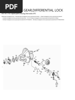 Differential Gear, Differential Lock: HA 741.710 / Spare Parts Catalog Mercedes EPC