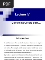 Lecture IV