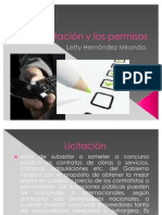 La Licitación y Los Permisos