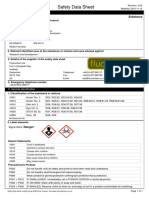 Regulation (EC) No. 1272/2008 Safety Data Sheet