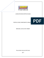 PCC 1 Ao 4 Semestre 2017 Artes Visuais