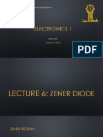 Electronics 1: Tikrit University Electrical and Electronic Engineering Department Second Year