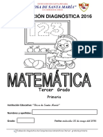 EVALUACIÓN DIAGNÓSTICA 2016