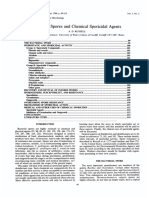 Bacterial Spores and Chemical Sporicidal Agents: P-Propiolactone