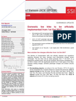 ACV VN Company Update Domestic Fee Hike To Be Officially Implemented From 1st Oct 2017 20170822