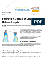 A. Materi Degree of Comparison Bahasa Inggris