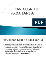 Latihan Kognitif Pada Lansia