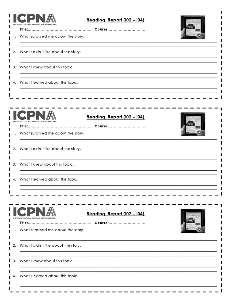 Reading-Report-I02-I04 69982 0 | PDF