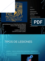 Tipos de Lesiones