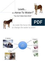 Leads - A Horse To Water