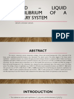 Solid - Liquid Equilibrium of A Binary System