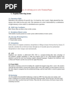 Explain Following Terms: Prepare These Questions. It Will Help You To Solve Terminal Paper