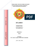 Silabo Estadistica UANCV