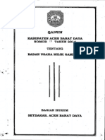 2014 Qanun No.13 Tahun 2014 Badan Usaha Milik Gampong