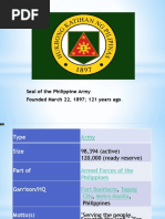 Philippine Army Orgn