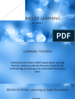 Theories of Learning Fix