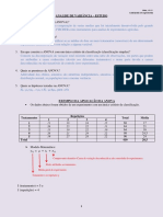 Analise de Variância - Estudo PDF