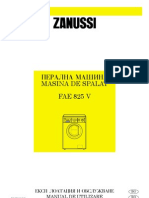Manual Masina de Spalat FAE825V