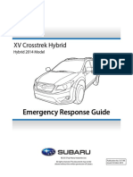 Emergency Response Guide: XV Crosstrek Hybrid