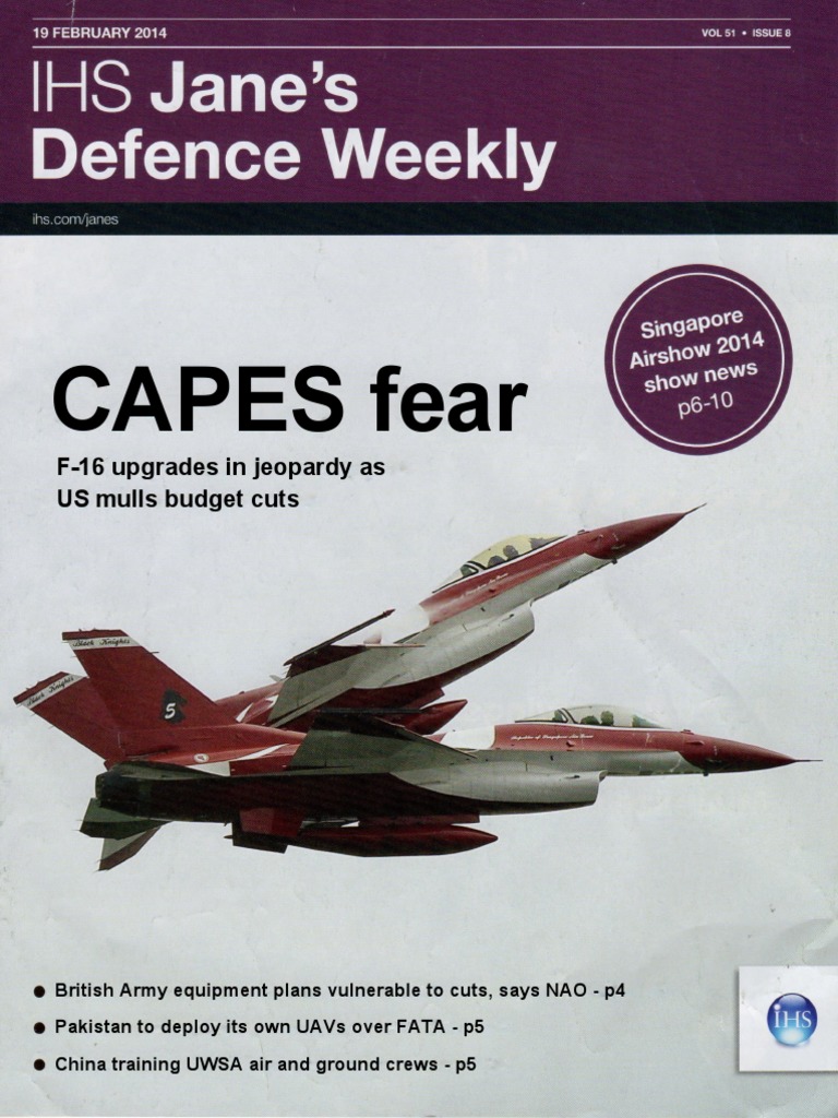 IHS Jane's Defence Weekly 02-19-2014 | PDF | General Dynamics F 16 ...